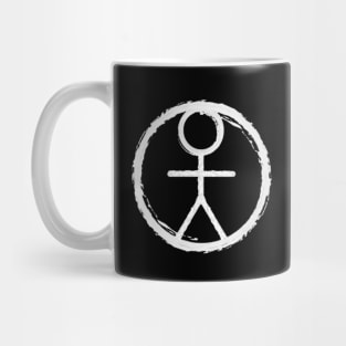 Man in the Circle (White) Mug